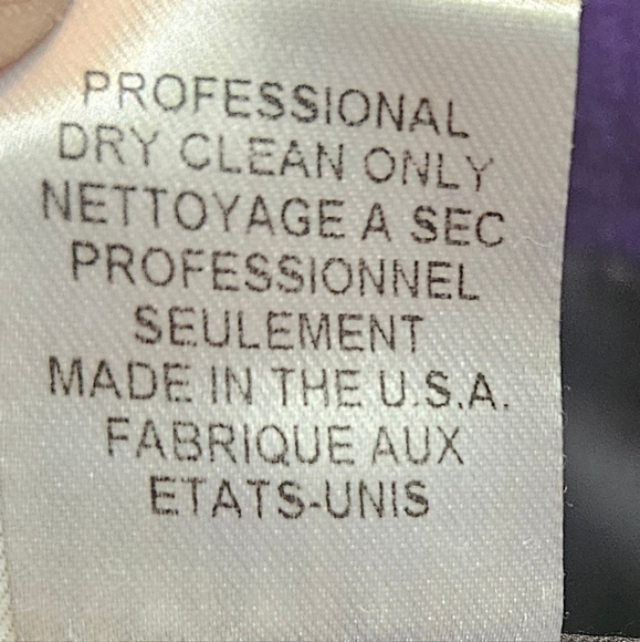 Alice + Olivia Purple S Small Wool Bubble Coat Wool Blend Drop Waist Lined - Picture 7 of 11